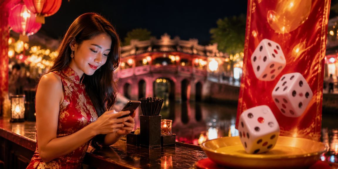 Trò chơi xúc xắc Tài Xỉu tại chợ đêm Hội An – không khí giải trí Việt Nam