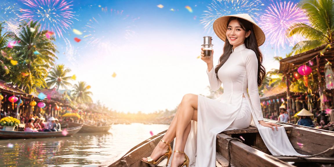 Người dùng Việt Nam thưởng thức cá cược thể thao bên tách cà phê vùng Mekong