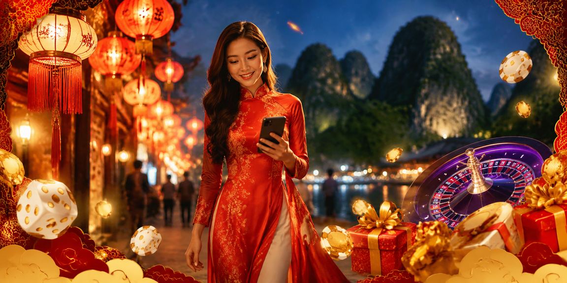 Người chơi truy cập casino trực tuyến trên điện thoại tại chợ đêm Ninh Bình